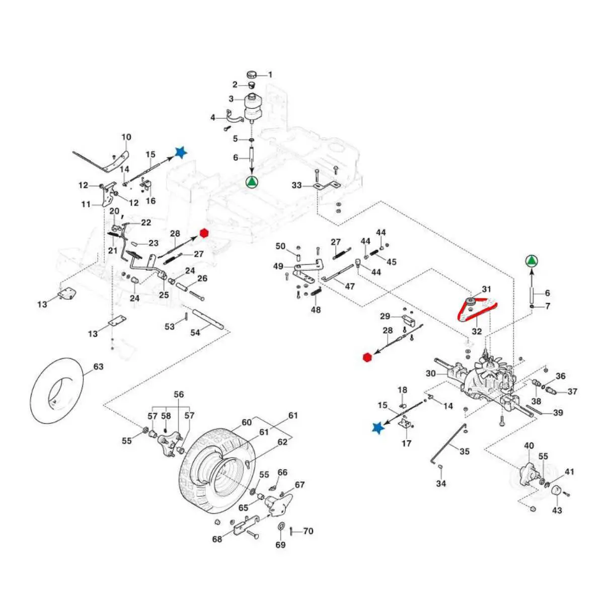 john deere parts diagrams lt180