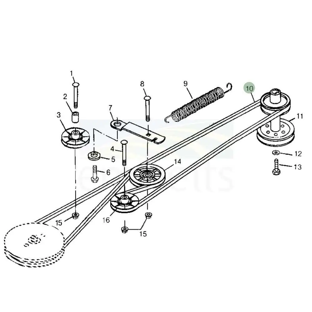 belt diagram for 42 inch john deere belt diagram for 42 inch john deere
