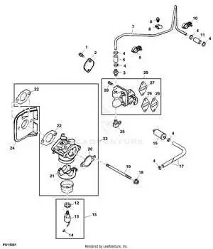 john deere lt155 parts diagram