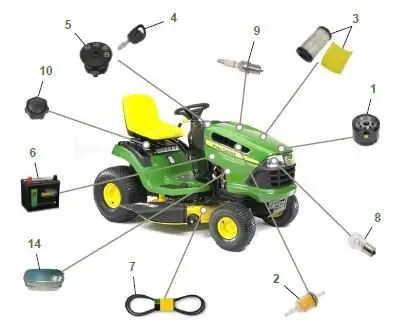 john deere la125 mower deck belt diagram