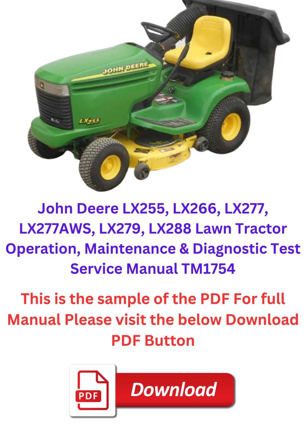 john deere lawn tractor lx255 wiring diagram