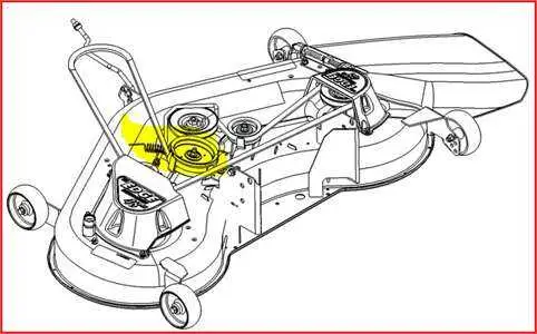 belt diagram john deere 48 inch mower deck belt replacement