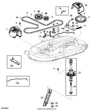 john deere d155 belt diagram