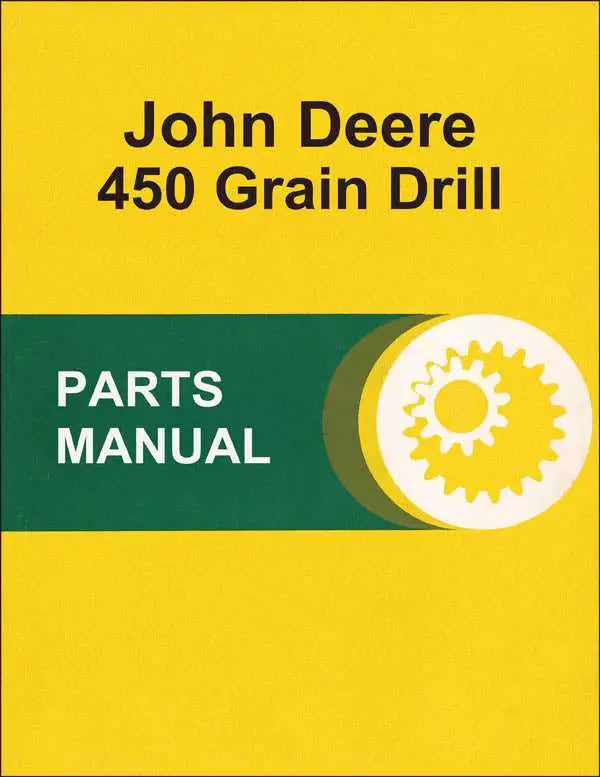 john deere 450 grain drill parts diagram