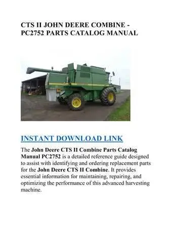 john deere cts parts diagram