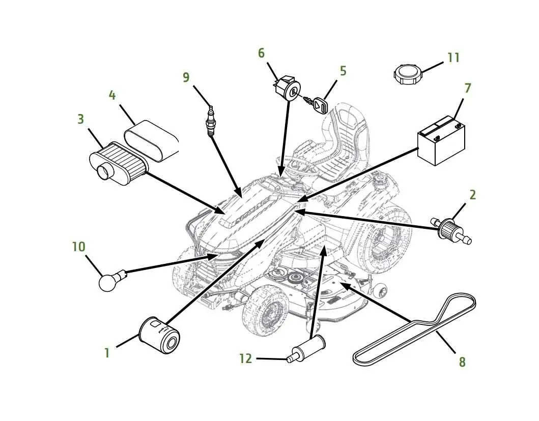 john deere x590 mower deck belt diagram