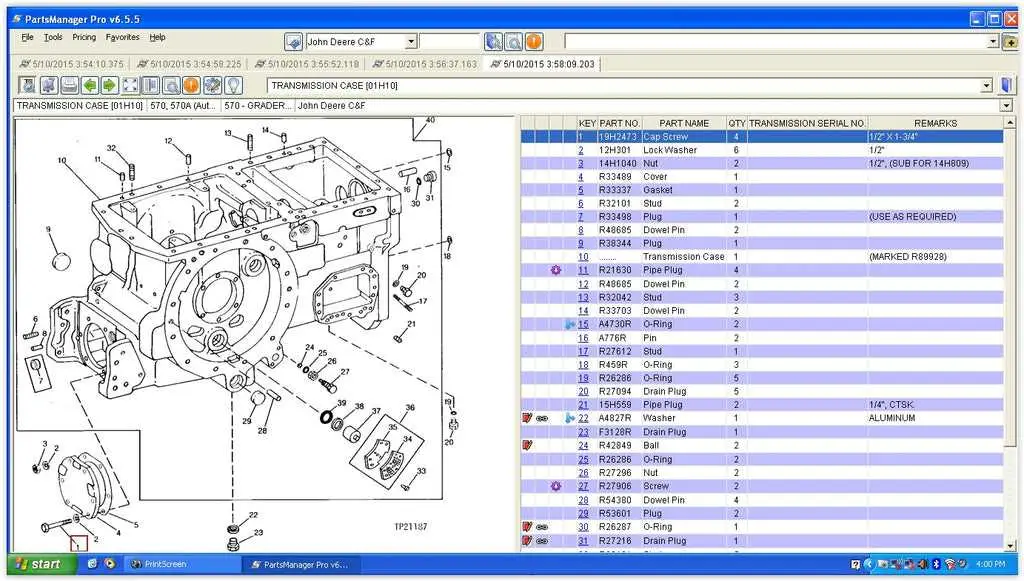 john deere 5085e parts diagram