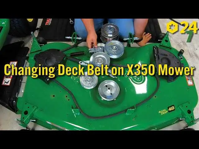 john deere 48 x360 drive belt diagram