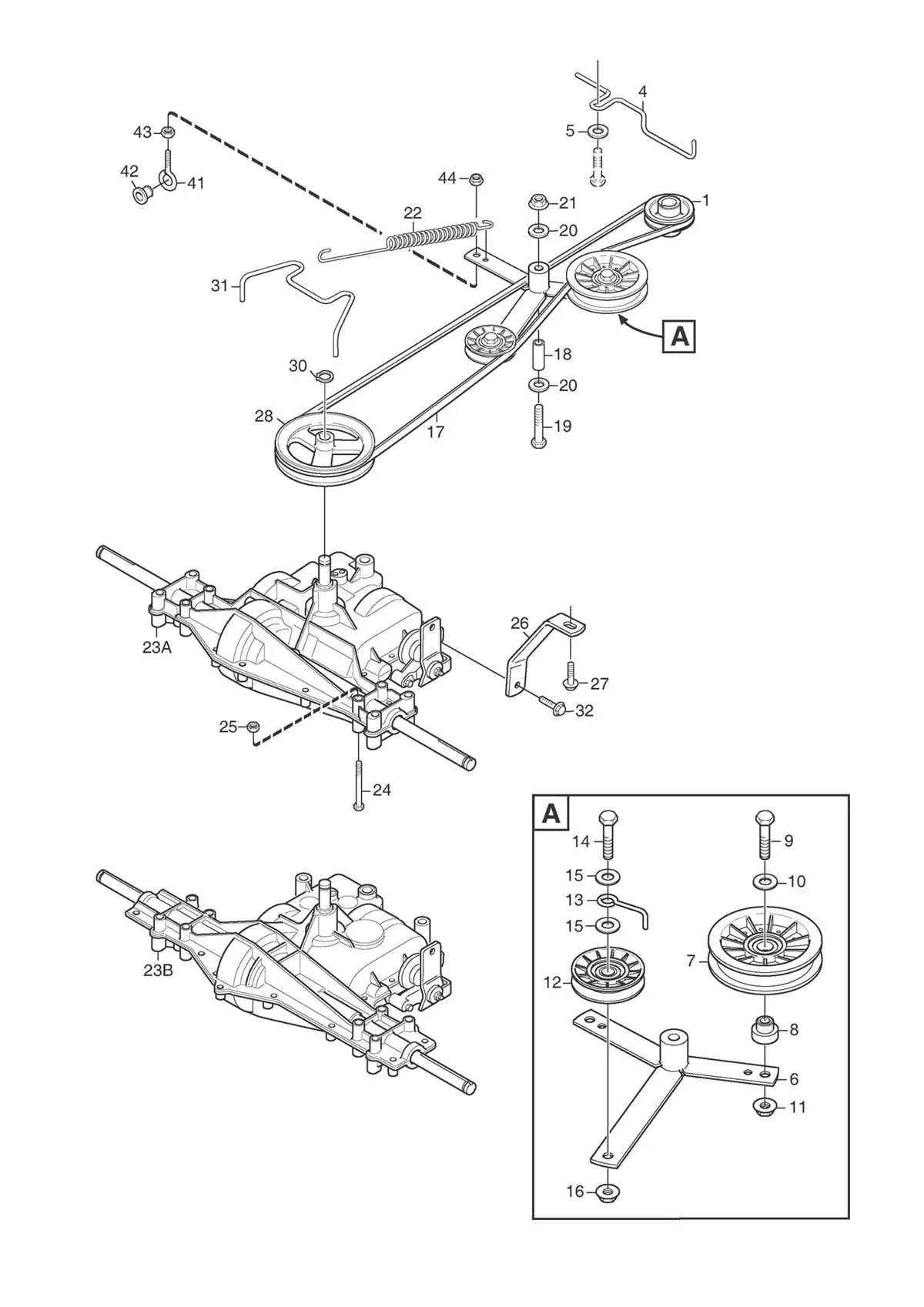 john deere l110 part diagram 15b