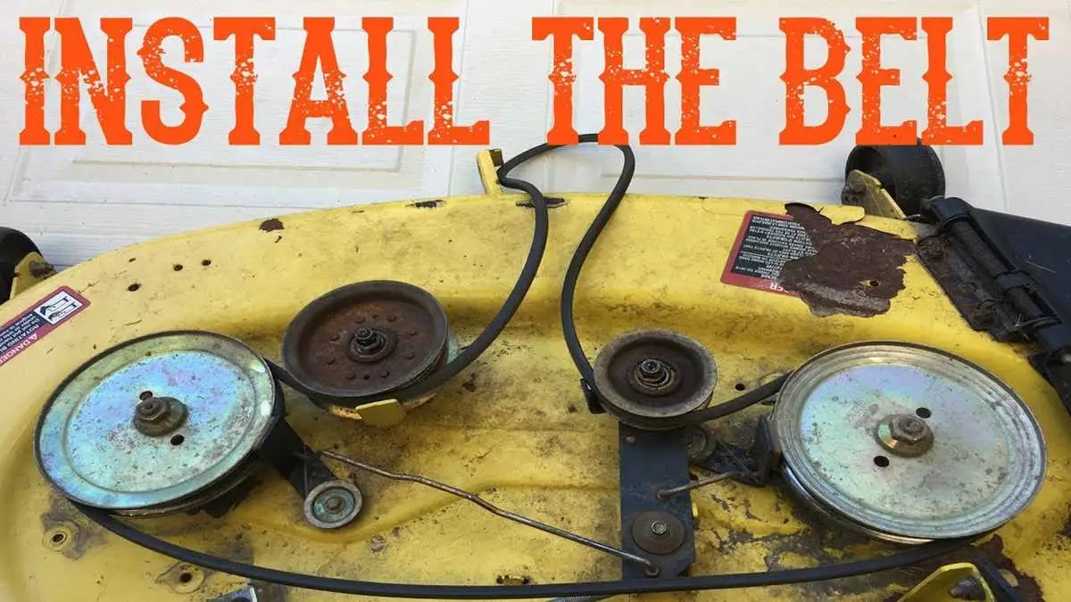 belt diagram for a john deere d130