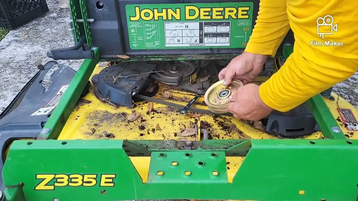 john deere z335e transmission belt diagram