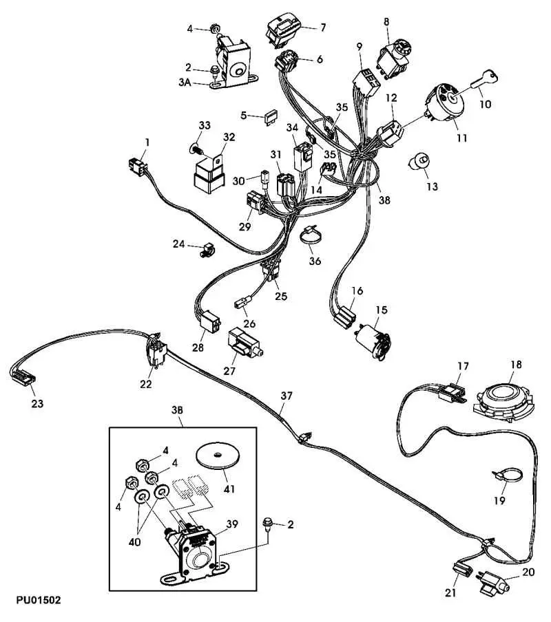 colored wiring diagram for john deere riding mower colored wiring diagram for john deere riding mower
