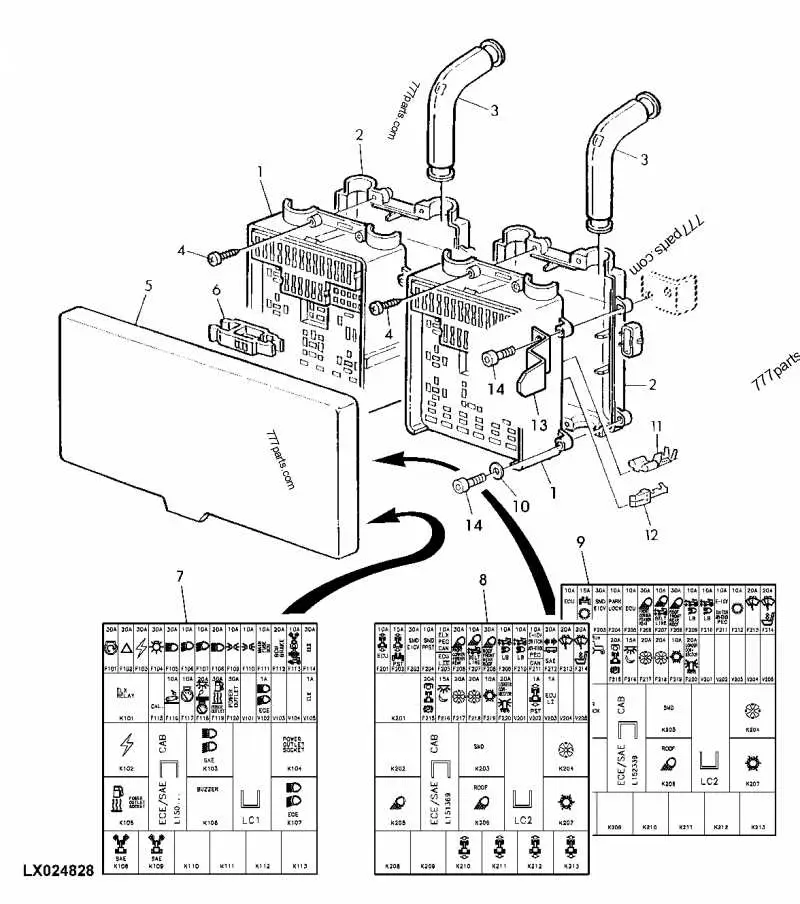 john deere 650 tractor wiring diagram