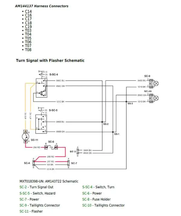 john deere 116 wiring diagram