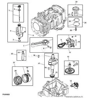 diagram of belt installation on john deere la115 lawn mower