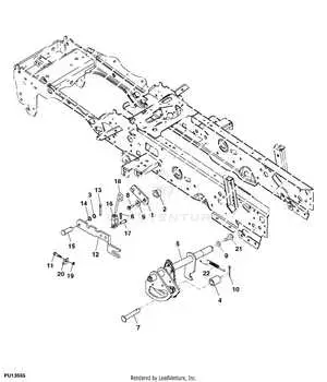 john deere pu28492 48a inch mower deck diagram