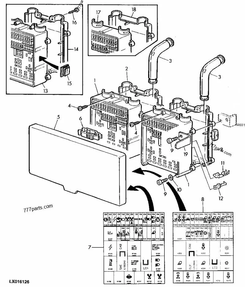 john deere 4510 fuse box diagram