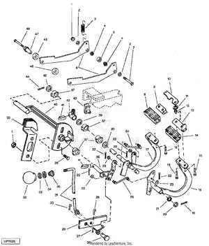 john deere 430 lawn power steering diagram