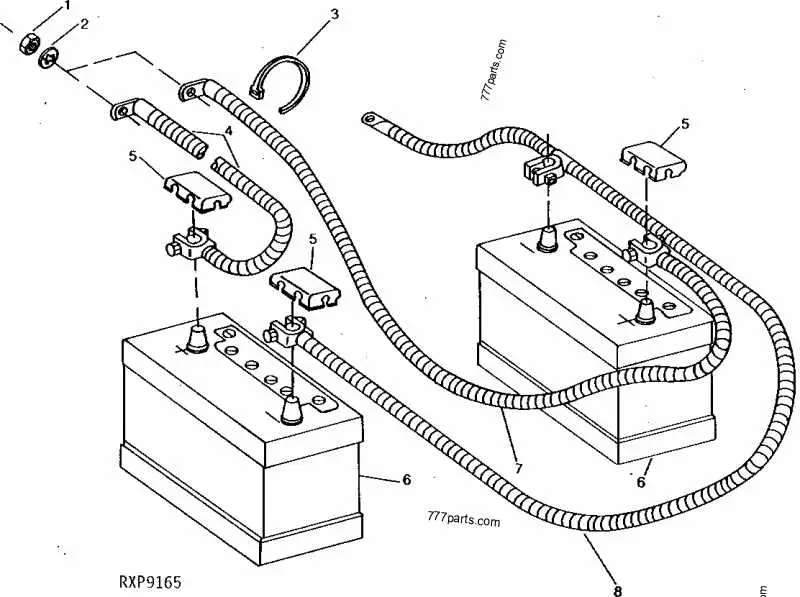 john deere wiring diagram 6v