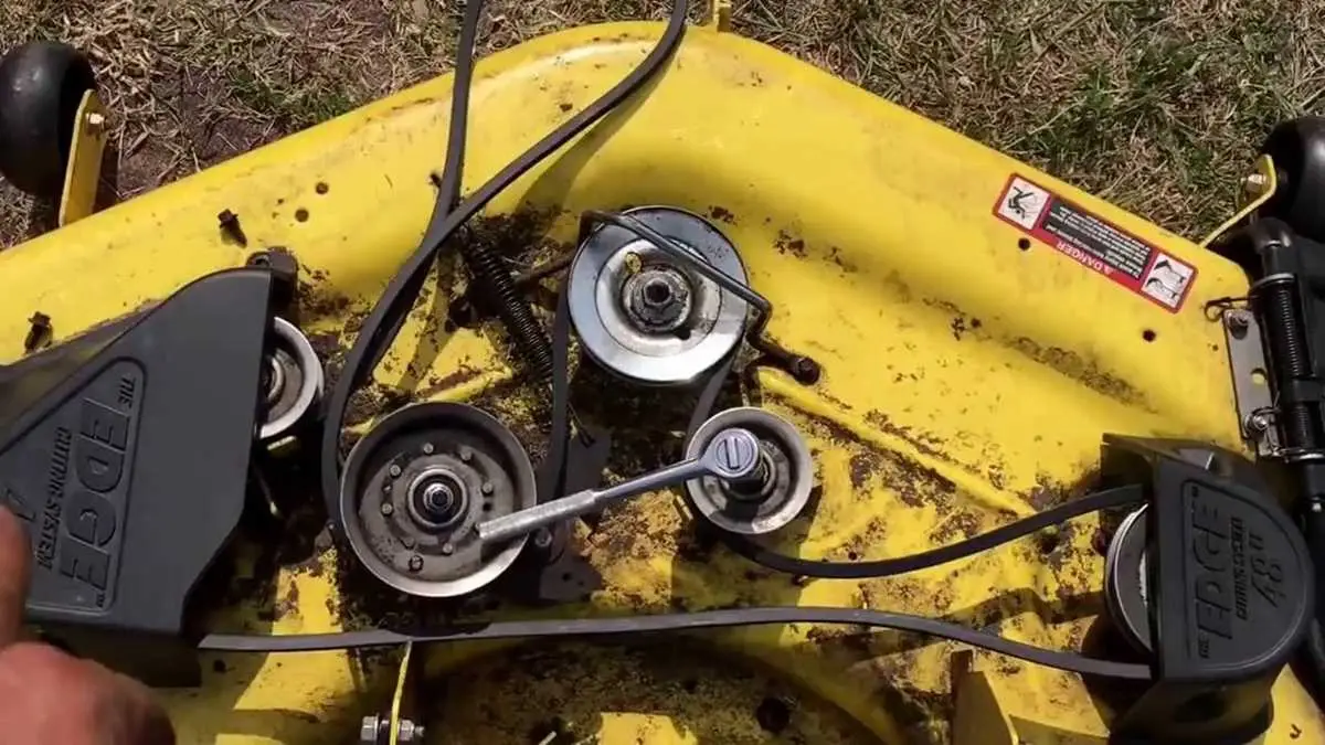 diagram for deck belt john deere d110 mower