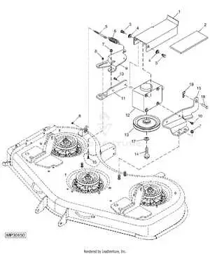 diagram for john deere 60 inch deck