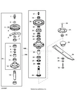 diagram for john deere 60 inch deck