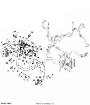 diagram for john deere wiring harness for 850s sn 006444