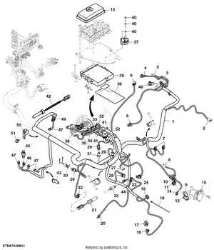 diagram for john deere wiring harness for 850s sn 006444