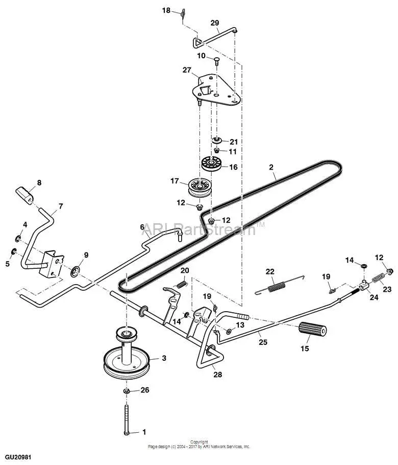 diagram john deere mower deck diagram john deere mower deck