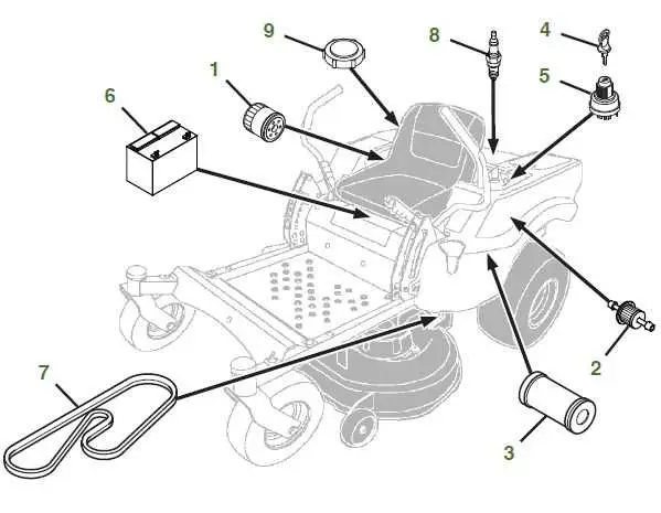 drive belt diagram for john deere l110