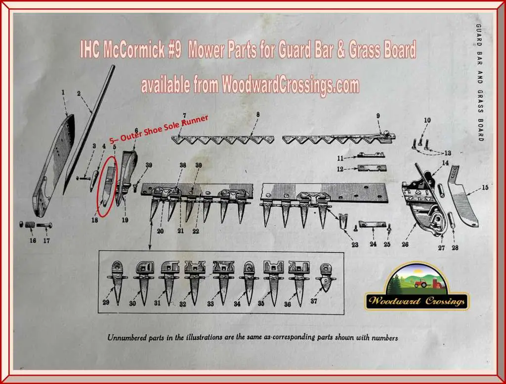 john deere no 8 sickle mower parts diagram