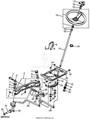 belt diagram john deere l110