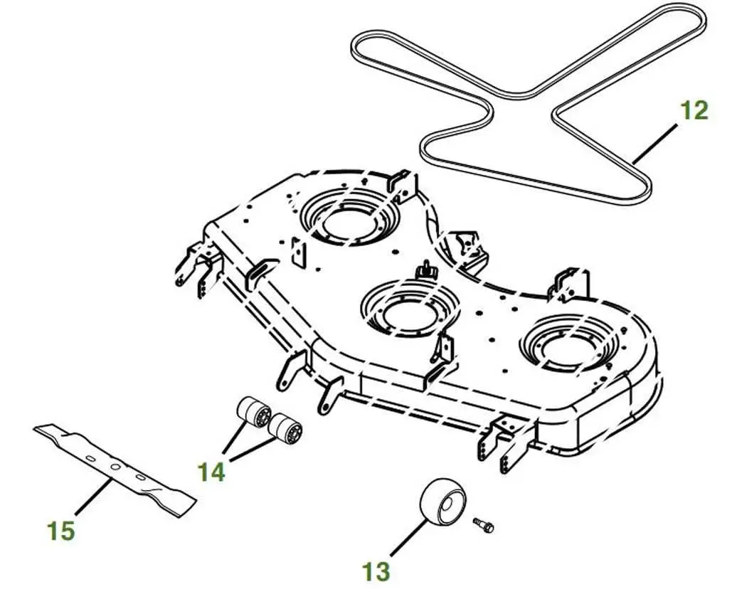 john deere z655 parts diagram