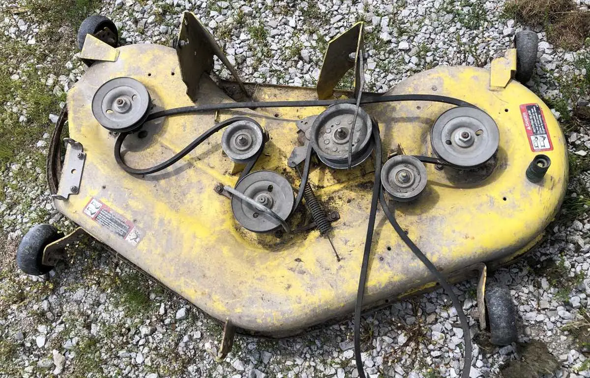 john deere d 140 48 inch mower deck belt diagram