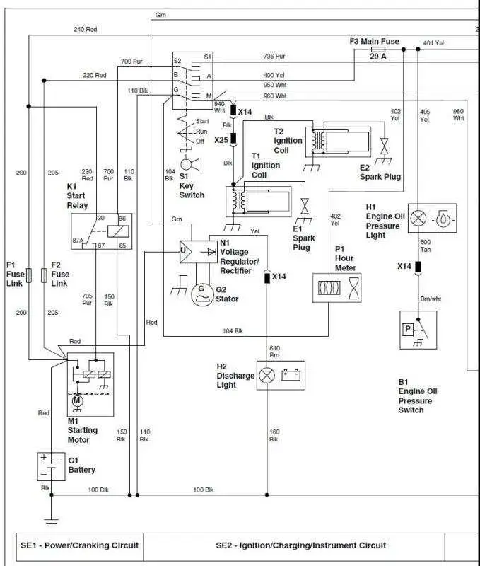 john deere 7775 starter wiring diagram