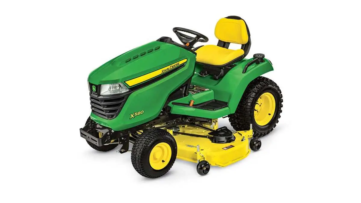 john deer 100 series deck height lever diagram