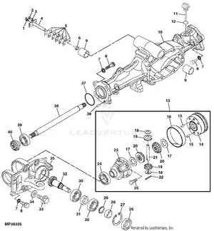 john deere 2305 parts diagram