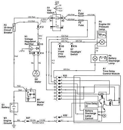 john deere 350 voltage regulator wiring diagram