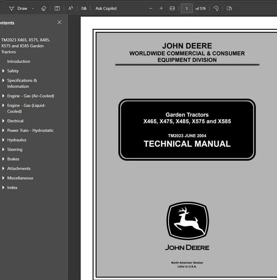 john deere x485 steering diagram parts