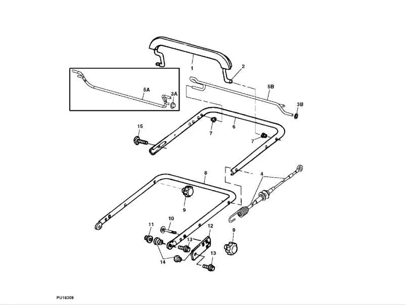 john deere gx75 drive belt diagram