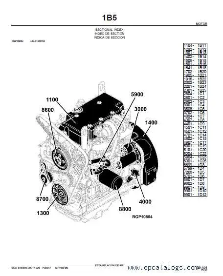 john deere 3203 tractor parts diagram