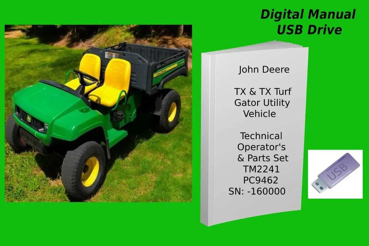 john deere gator tx parts diagram