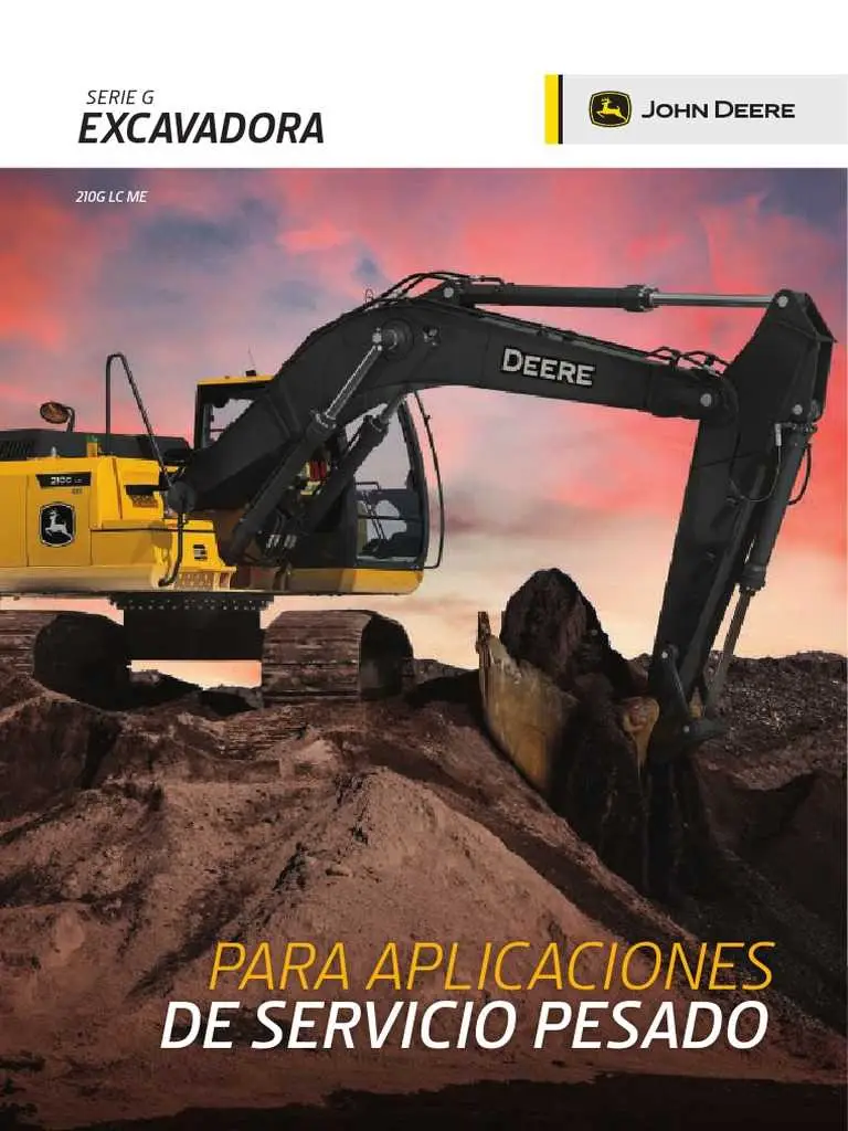 excavadora john deere 210g diagrama del cubo