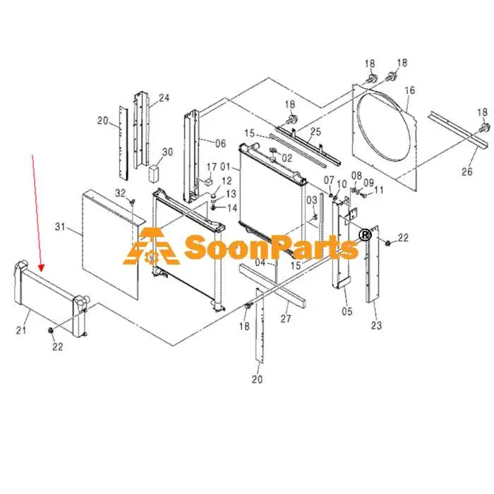 excavadora john deere 210g diagrama del cubo