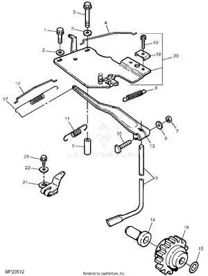 john deere 425 v twin engine parts diagram