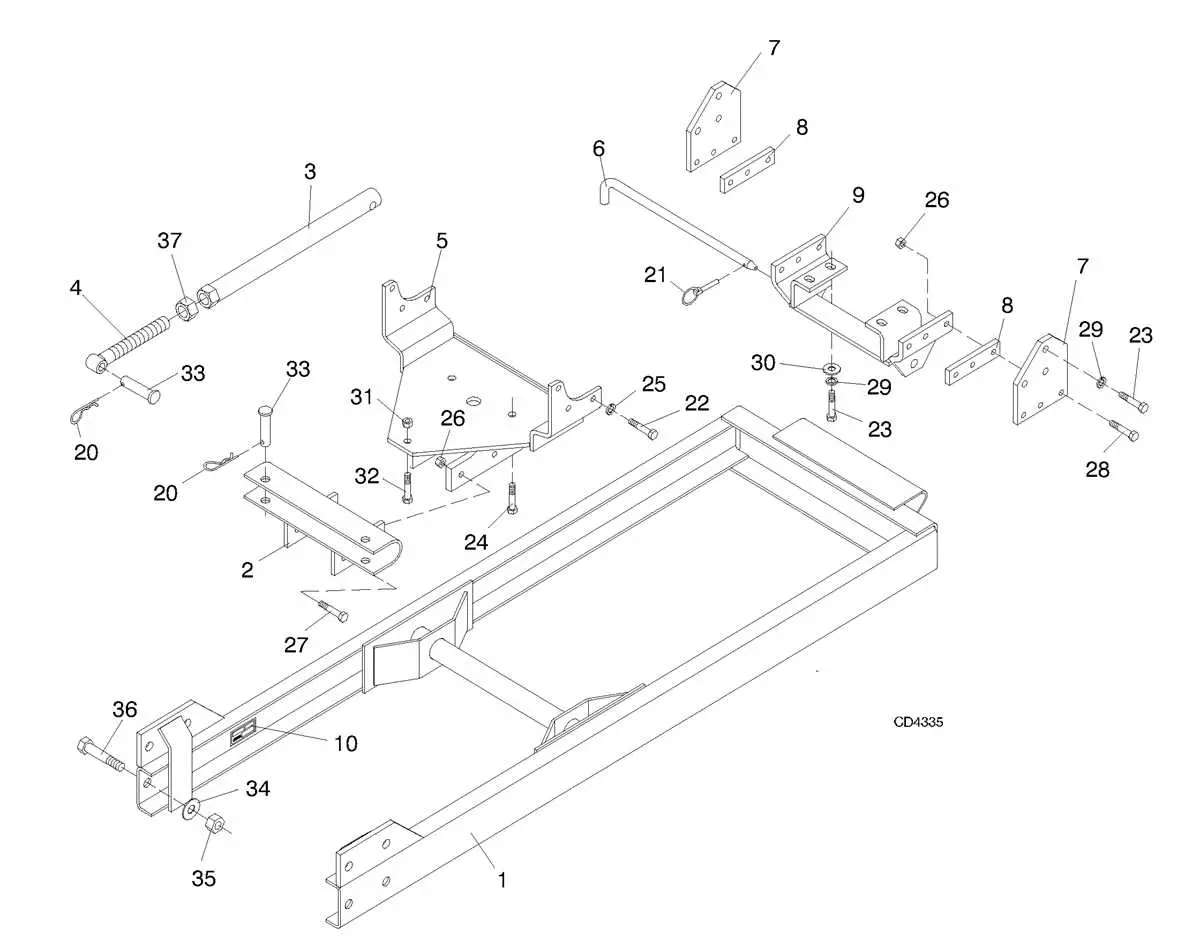 john deere 7 backhoe parts diagram
