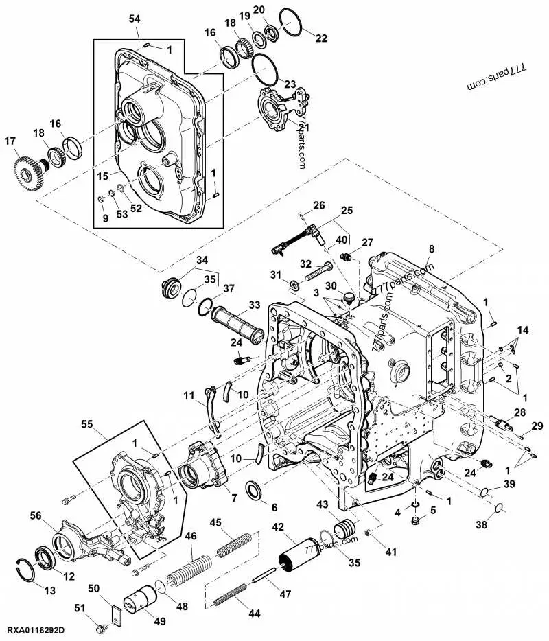 john deere d170 transmission o ring diagram