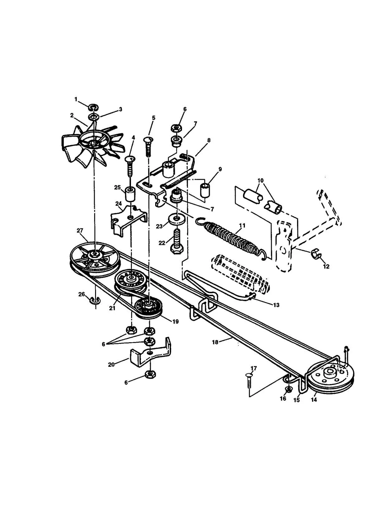 john deere z920m deck belt diagram