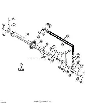 john deere 60 inch broom parts diagram