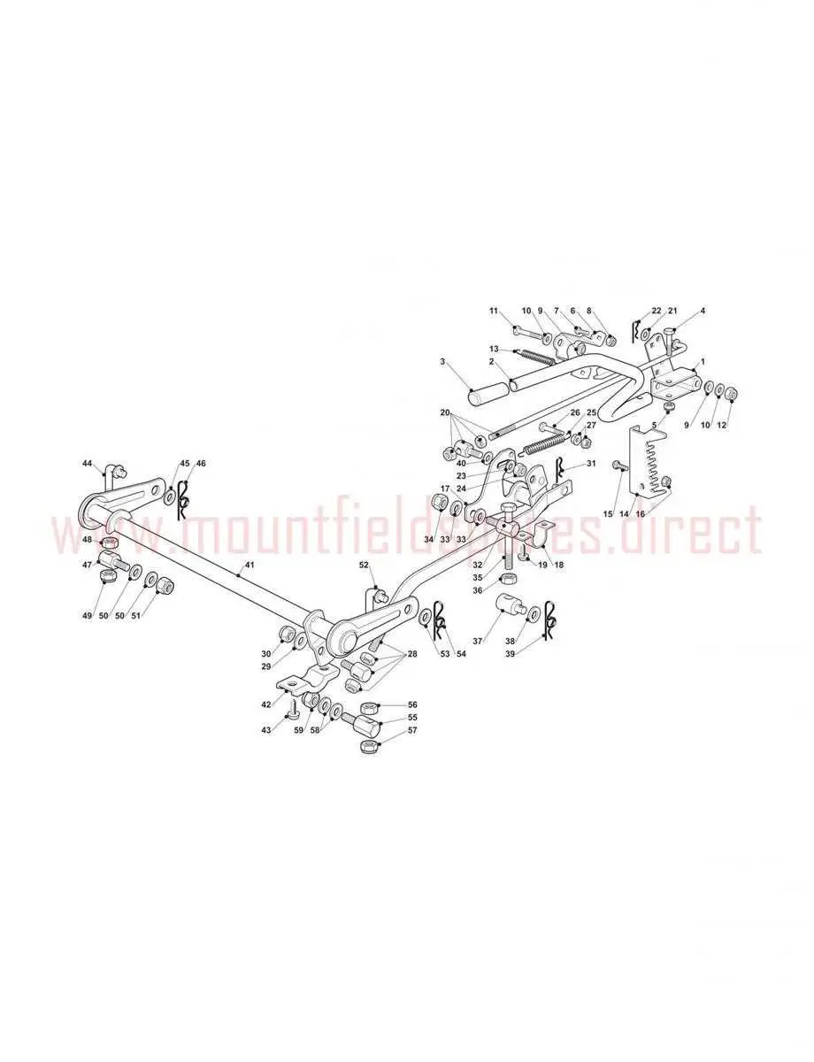 john deere model 47 mower deck parts diagram